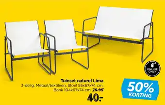 Xenos Tuinset naturel Lima aanbieding