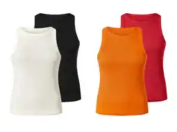 Lidl esmara 2 Geribde dames tops aanbieding