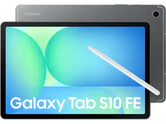 MediaMarkt Samsung Galaxy Tab S10 Fe - 10.9 Inch 256 Gb Gray Wifi aanbieding