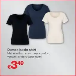 Kik Dames basic shirt aanbieding