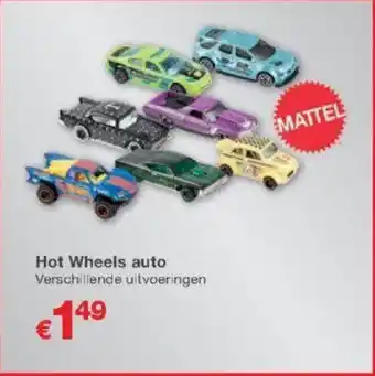 Kik Hot Wheels auto aanbieding