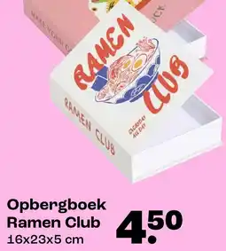 Kwantum Opbergboek Ramen Club aanbieding