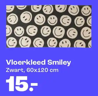 Kwantum Vloerkleed Smiley aanbieding