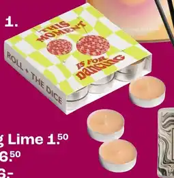Kwantum 1.Geurtheelichtjes Dancing Lime aanbieding