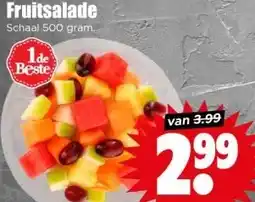 Dirk Fruitsalade Schaal 500 gram. aanbieding