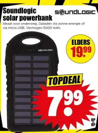 Dirk solar powerbank aanbieding