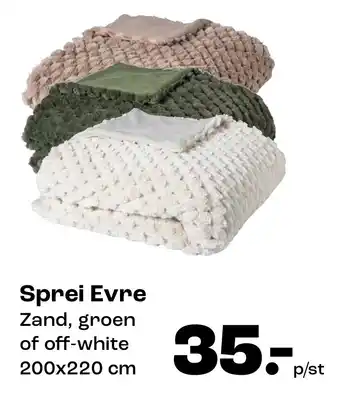 Kwantum Sprei Evre aanbieding