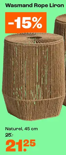 Kwantum Wasmand Rope Liron aanbieding