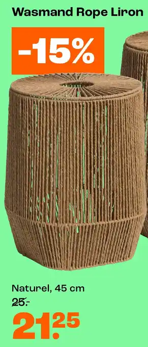 Kwantum Wasmand Rope Liron aanbieding
