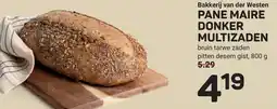 Ekoplaza Bakkerij van der westen pane maire donker multizaden aanbieding