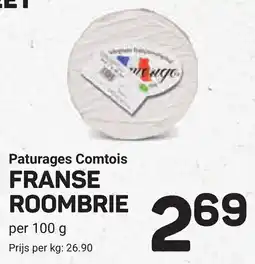 Ekoplaza Paturages comtois franse roombrie aanbieding
