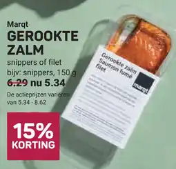 Ekoplaza Marqt gerookte zalm aanbieding