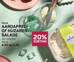 Ekoplaza Sansé aardappel of huzaren salade aanbieding