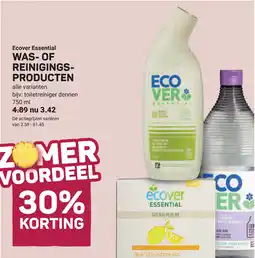 Ekoplaza Ecover essential was of reinigingsproducten aanbieding