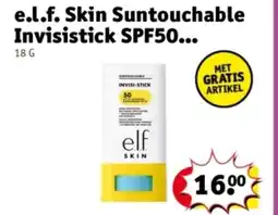Kruidvat e.l.f. Skin Suntouchable Invisistick SPF50 aanbieding