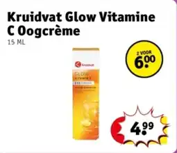 Kruidvat Kruidvat Glow Vitamine C Oogcrème aanbieding