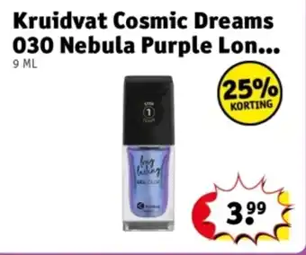 Kruidvat Kruidvat Cosmic Dreams 030 Nebula Purple Lon aanbieding