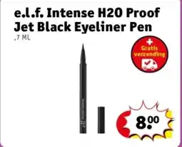 Kruidvat e.l.f. Intense H20 Proof Jet Black Eyeliner Pen aanbieding