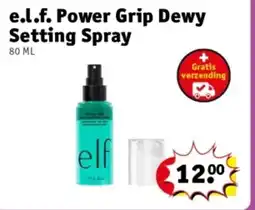 Kruidvat e.l.f. Power Grip Dewy Setting Spray aanbieding