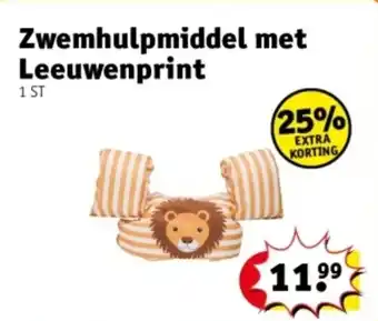 Kruidvat Zwemhulpmiddel met Leeuwenprint aanbieding