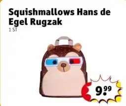 Kruidvat Squishmallows Hans de Egel Rugzak aanbieding