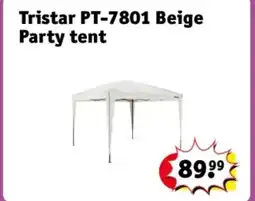 Kruidvat Tristar PT-7801 Beige Party tent aanbieding