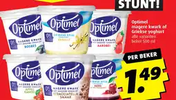 Boni Optimel magere kwark of Griekse yoghurt aanbieding