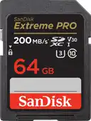 Bol.com SanDisk Extreme Pro - SDXC - 64GB - 200/90 mb/s - V30 aanbieding