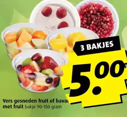 Boni Vers gesneden fruit of bava met fruit aanbieding