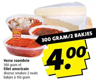 Boni Verse roombrie of Filet americain aanbieding