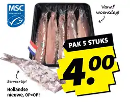 Boni Hollandse nieuwe aanbieding