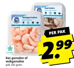 Boni Ras garnalen of wokgarnalen aanbieding