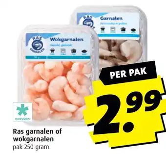 Boni Ras garnalen of wokgarnalen aanbieding