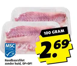 Boni Roodbaarsfilet zonder huid aanbieding