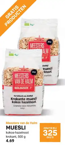 Ekoplaza Meesters van de halm muesli aanbieding