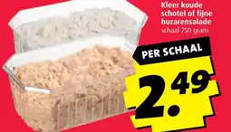 Boni Kleer koude schotel of fijne huzarensalade aanbieding