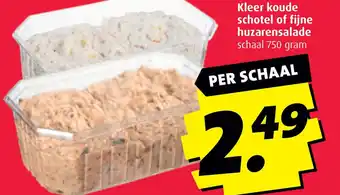 Boni Kleer koude schotel of fijne huzarensalade aanbieding