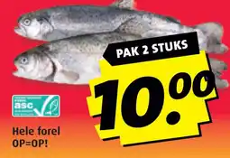 Boni Hele forel aanbieding