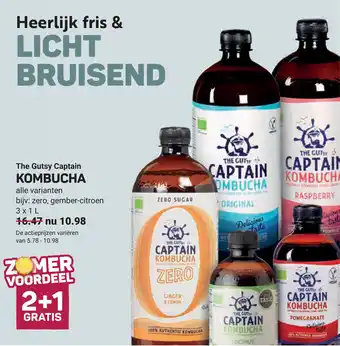 Ekoplaza The gutsy captain kombucha aanbieding