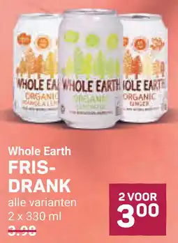 Ekoplaza Whole earth frisdrank aanbieding