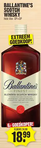 Super Dirck 3 Ballantine's scotch whisky aanbieding