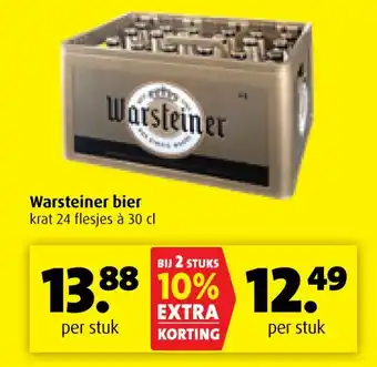Boni Warsteiner bier aanbieding