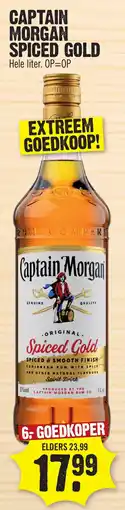 Super Dirck 3 Captain morgan spiced gold aanbieding