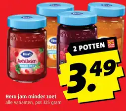 Boni Hero jam minder zoet aanbieding