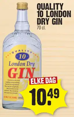 Super Dirck 3 Quality 10 london dry gin aanbieding