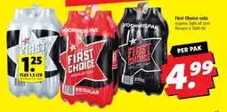 Boni First Choice cola aanbieding