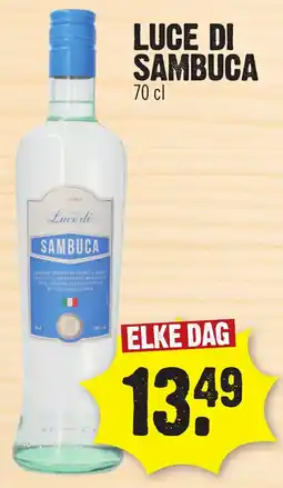 Super Dirck 3 Luce di sambuca aanbieding