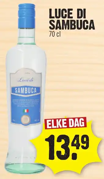 Super Dirck 3 Luce di sambuca aanbieding