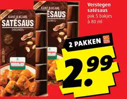 Boni Verstegen satésaus aanbieding