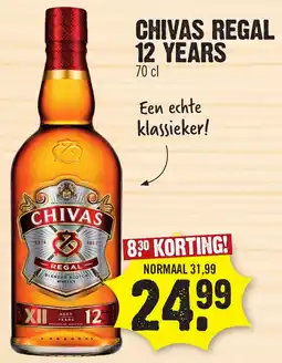 Super Dirck 3 Chivas regal 12 years aanbieding